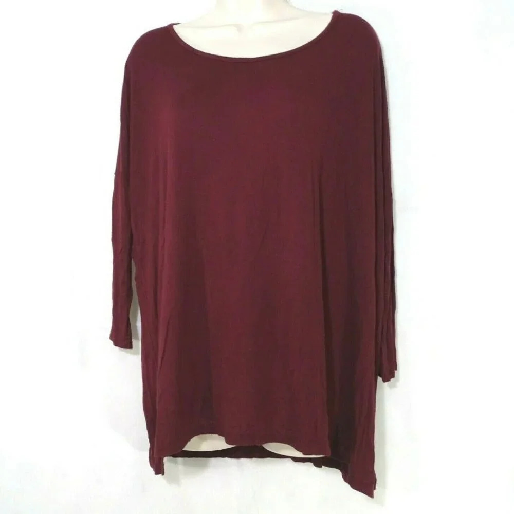 Lovely Souls Top Shirt Loose Fit Women Size M Red